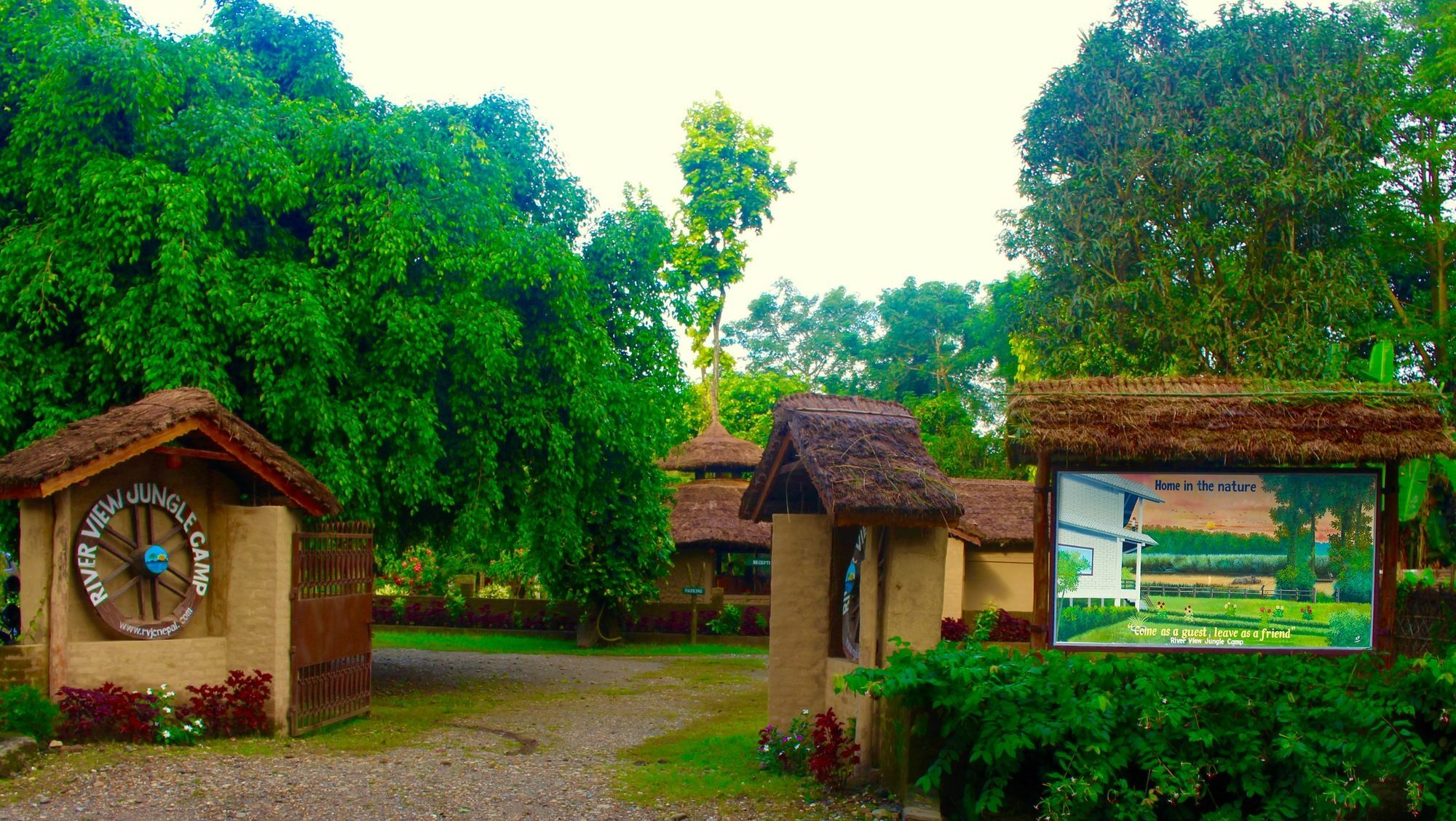 River View Jungle Camp Sauraha Kültér fotó