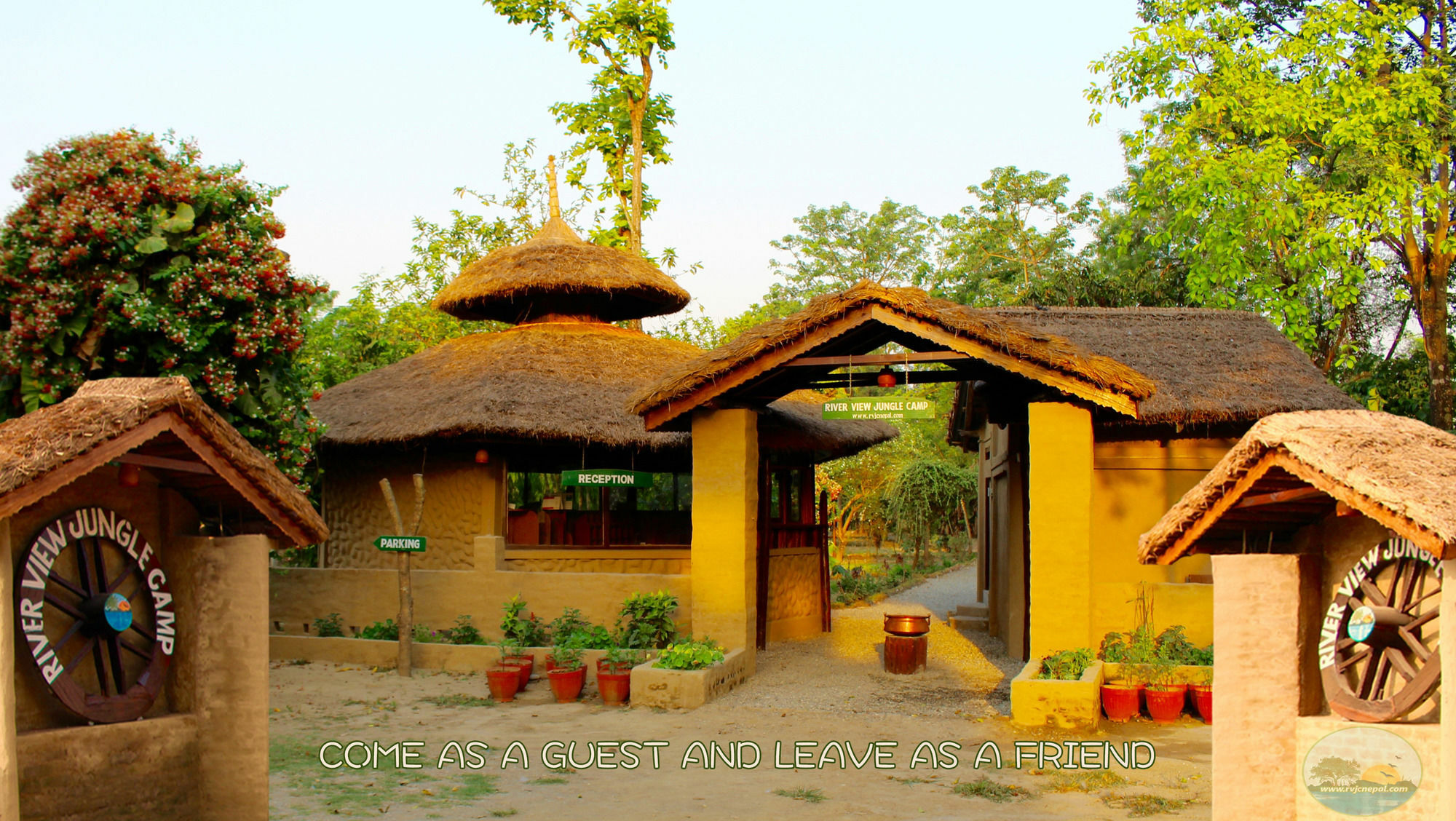 River View Jungle Camp Sauraha Kültér fotó